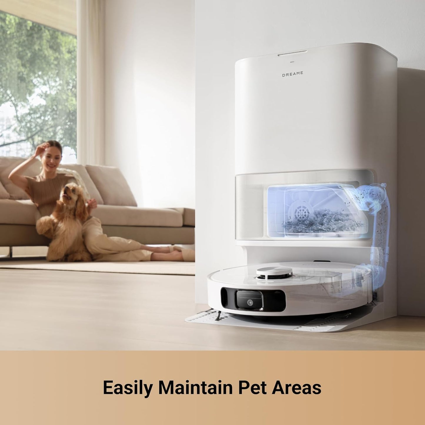 L10S Ultra Gen 2 Robot Vacuum and Mop, 10,000Pa Suction, Mopextend Tech, All-In-One Base Station, 75 Days Auto-Empty, Mop Self-Washing&Drying, Smart Obstacle Avoidance, Carpet Cleaning