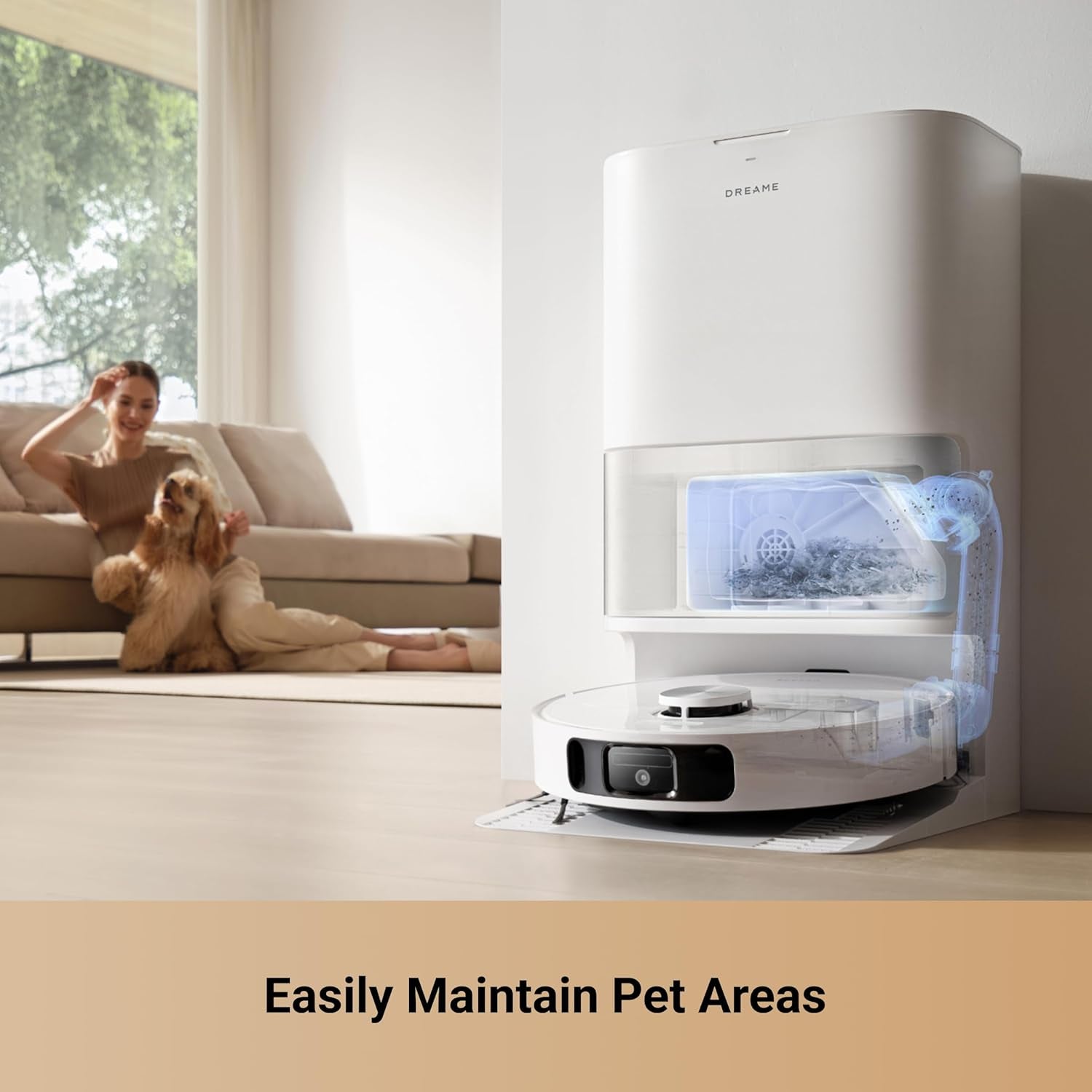 L10S Ultra Gen 2 Robot Vacuum and Mop, 10,000Pa Suction, Mopextend Tech, All-In-One Base Station, 75 Days Auto-Empty, Mop Self-Washing&Drying, Smart Obstacle Avoidance, Carpet Cleaning