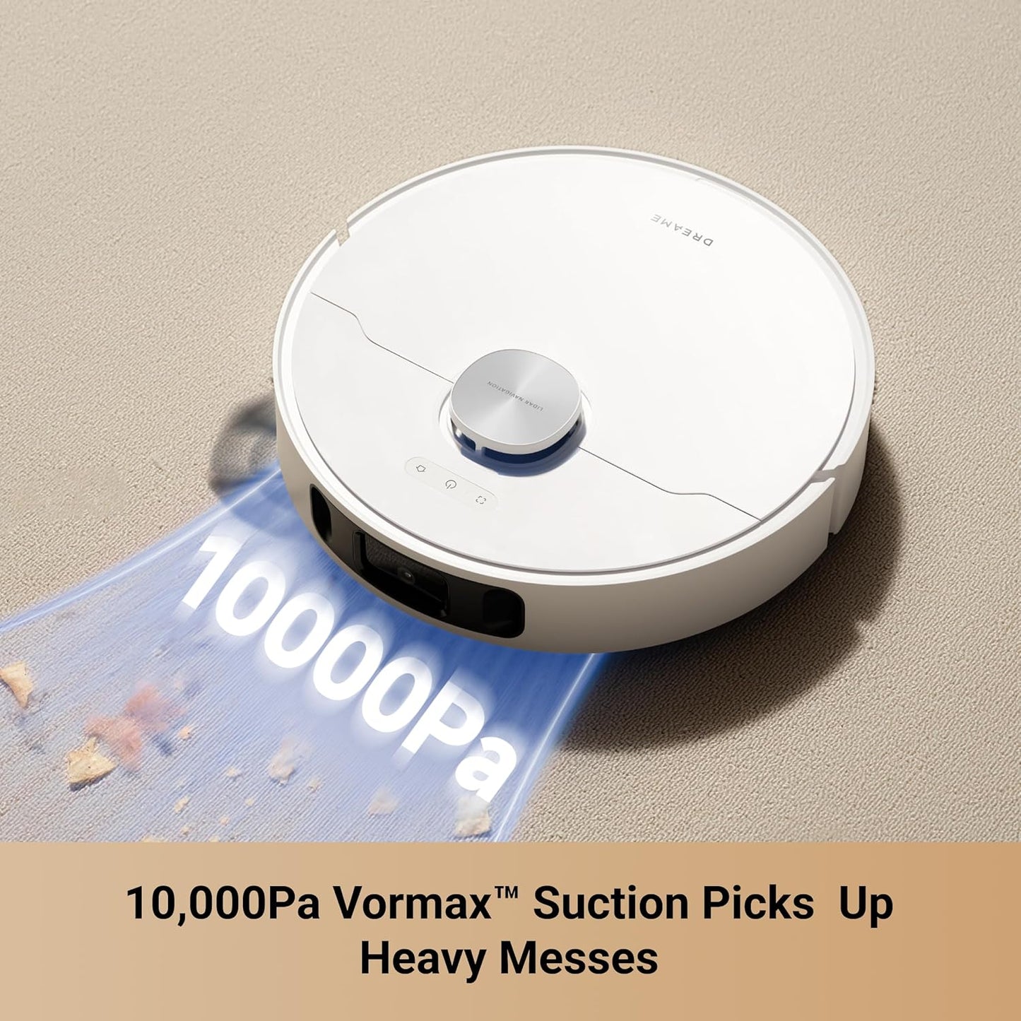 L10S Ultra Gen 2 Robot Vacuum and Mop, 10,000Pa Suction, Mopextend Tech, All-In-One Base Station, 75 Days Auto-Empty, Mop Self-Washing&Drying, Smart Obstacle Avoidance, Carpet Cleaning