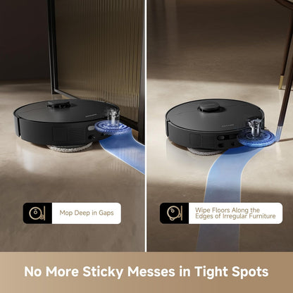L40S Ultra AE Robot Vacuum and Mop Combo, 19,000Pa Suction, Self Emptying Dust Box, Flexible Mop & 167℉ Self Cleaning Washboard, Diverse Brush Selection, All-In-One Station, Auto Refill