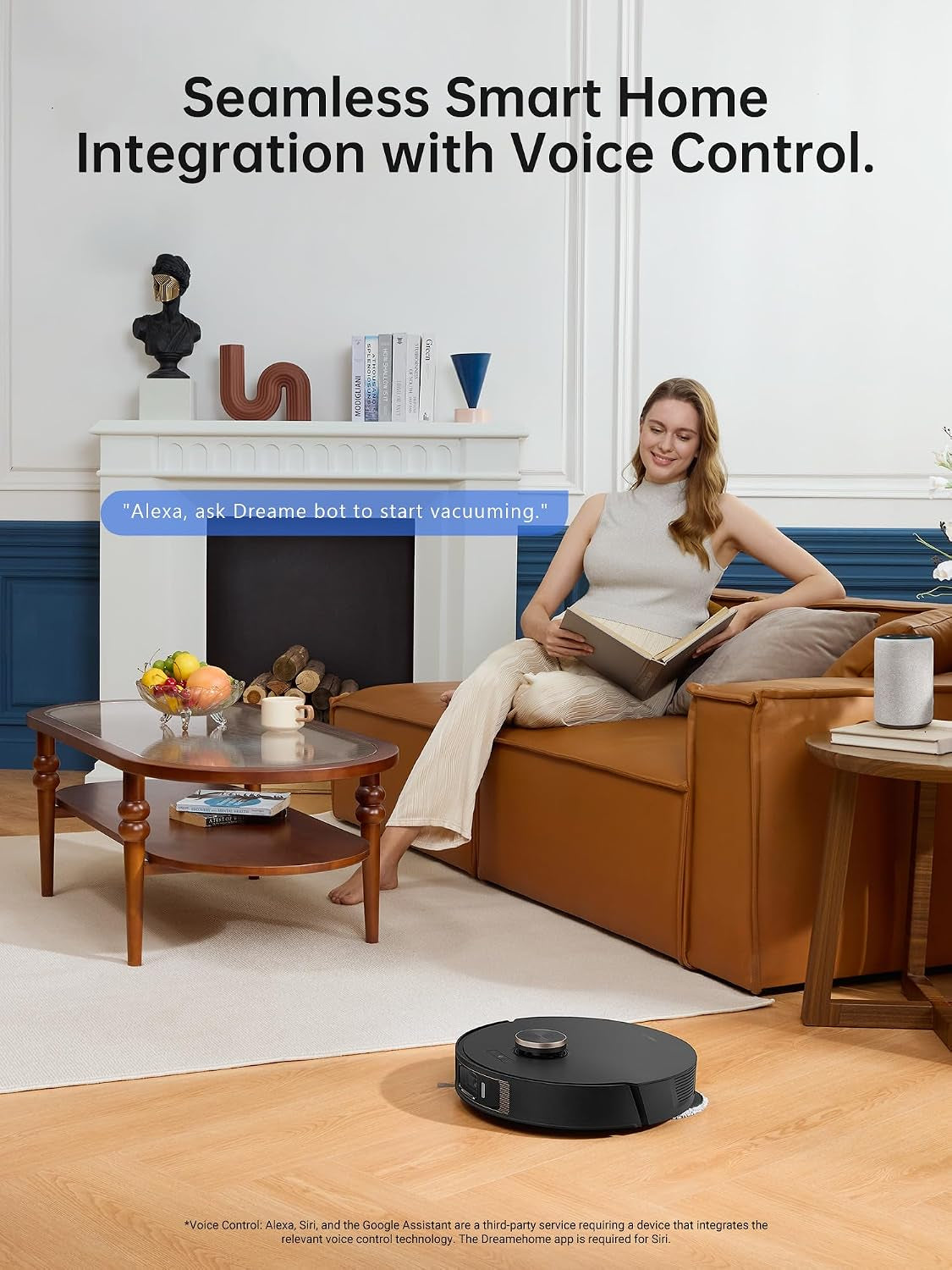 L30 Ultra Robot Vacuum, 136°F Hot Water Mop-Self-Cleaning, Mops Self-Drying, Mop-Extend, Raising, Refilling, Auto-Empty, 7,300Pa Suction, AI Action and 3D Navigation