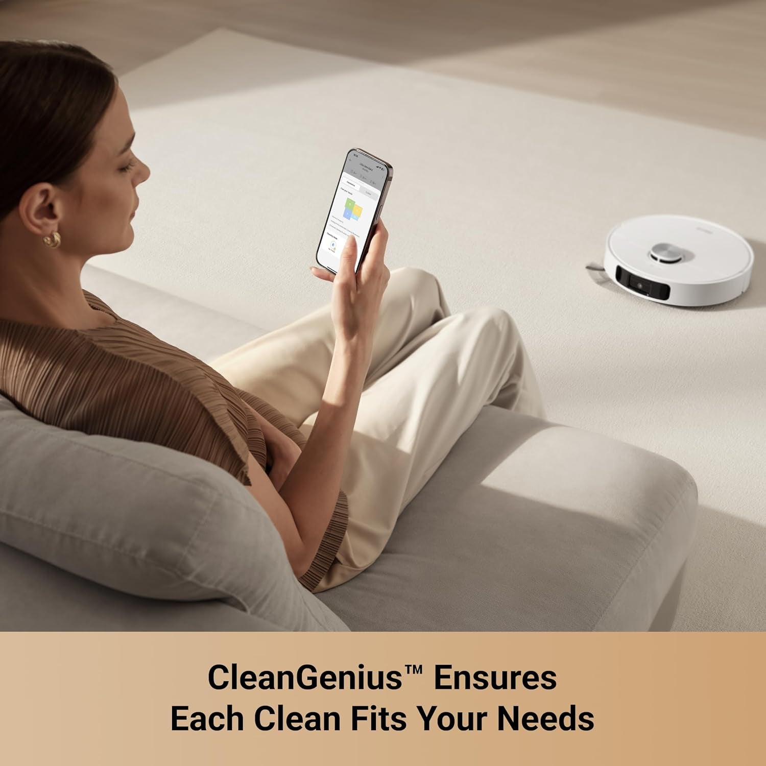 L10S Ultra Gen 2 Robot Vacuum and Mop, 10,000Pa Suction, Mopextend Tech, All-In-One Base Station, 75 Days Auto-Empty, Mop Self-Washing&Drying, Smart Obstacle Avoidance, Carpet Cleaning