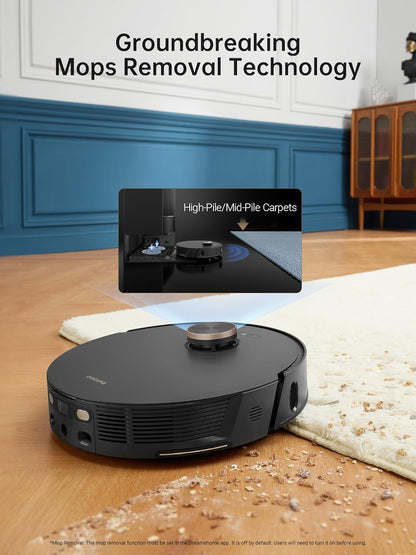 L30 Ultra Robot Vacuum, 136°F Hot Water Mop-Self-Cleaning, Mops Self-Drying, Mop-Extend, Raising, Refilling, Auto-Empty, 7,300Pa Suction, AI Action and 3D Navigation