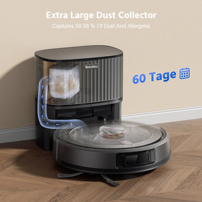 Teendow 2 in 1 Smart Self Charging Electric Robot Vacuum Cleaner Mop Sweep Wet Dry Floor Auto Cleaning Robot Vacuum Cleaner