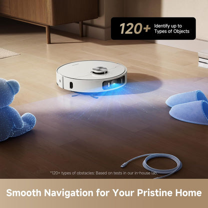 L40S Ultra AE Robot Vacuum and Mop Combo, 19,000Pa Suction, Self Emptying Dust Box, Flexible Mop & 167℉ Self Cleaning Washboard, Diverse Brush Selection, All-In-One Station, Auto Refill