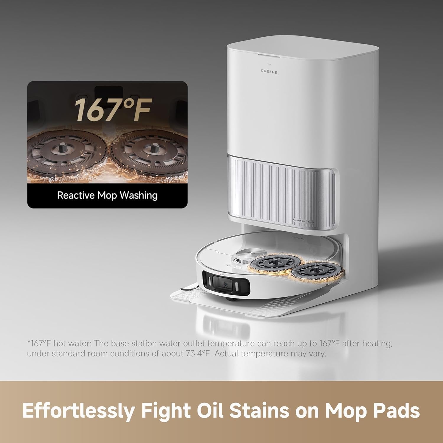 L40S Ultra AE Robot Vacuum and Mop Combo, 19,000Pa Suction, Self Emptying Dust Box, Flexible Mop & 167℉ Self Cleaning Washboard, Diverse Brush Selection, All-In-One Station, Auto Refill