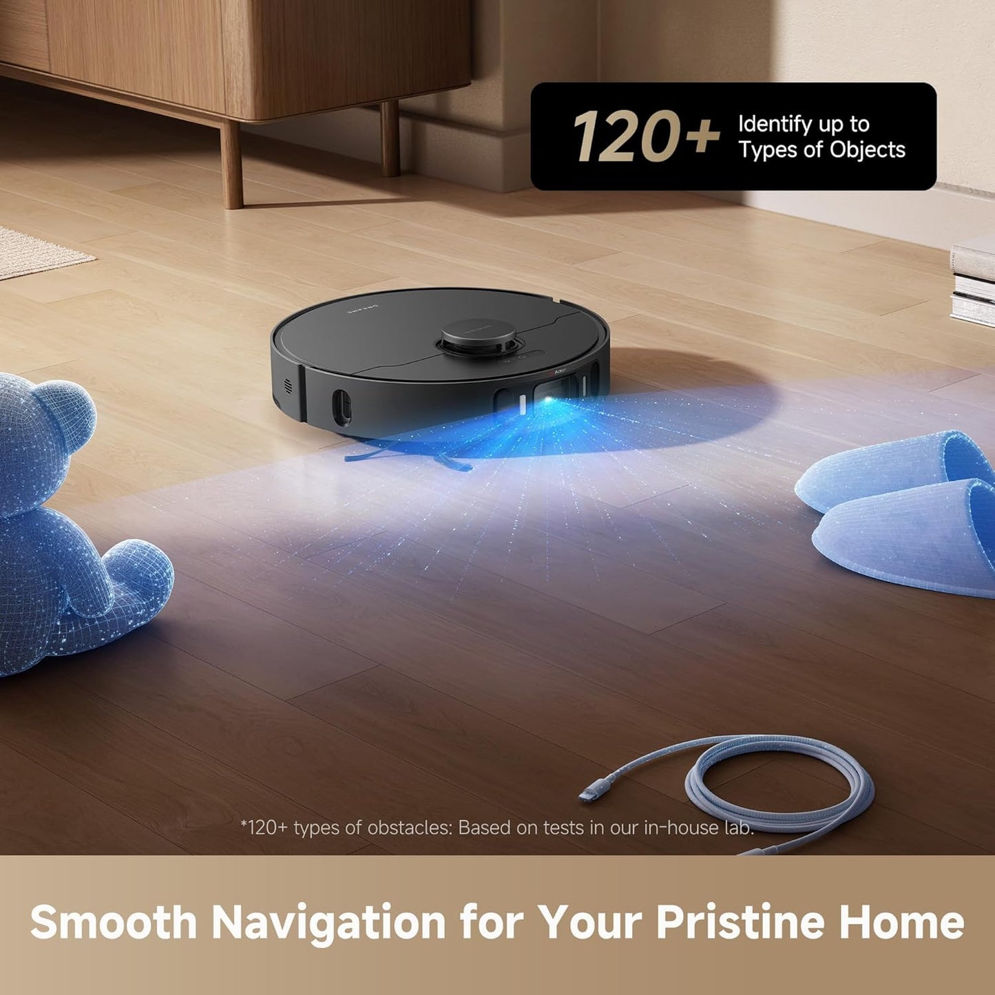 L40S Ultra AE Robot Vacuum and Mop Combo, 19,000Pa Suction, Self Emptying Dust Box, Flexible Mop & 167℉ Self Cleaning Washboard, Diverse Brush Selection, All-In-One Station, Auto Refill