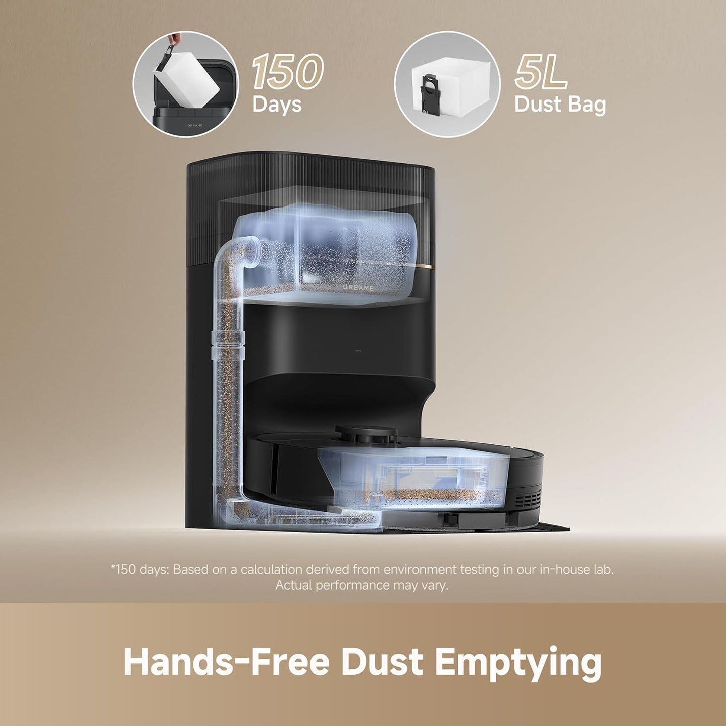 D20 Pro plus Robot Vacuum, 13,000Pa Suction, Duobrush for Pet Hair, Corner Cleaning, Self Emptying, LDS Navigation Laser Avoidance, Vacuum Mop, Hard Floors&Carpets (Black)
