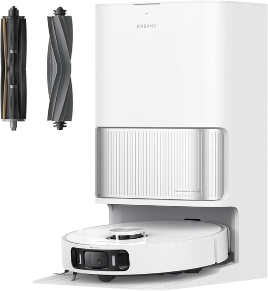 L40S Ultra AE Robot Vacuum and Mop Combo, 19,000Pa Suction, Self Emptying Dust Box, Flexible Mop & 167℉ Self Cleaning Washboard, Diverse Brush Selection, All-In-One Station, Auto Refill