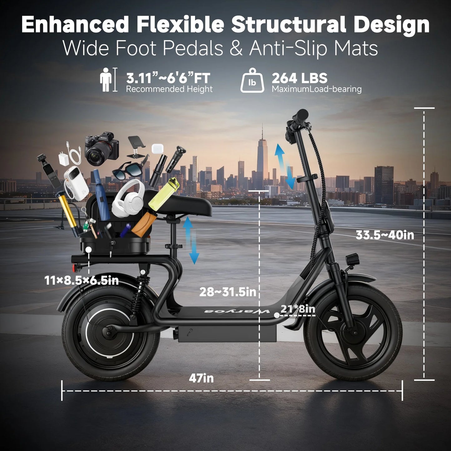 Foldaway Power Ride Electric Bike
