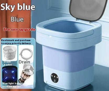 Compact Foldable Home Washing Machine