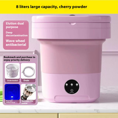 Compact Foldable Home Washing Machine