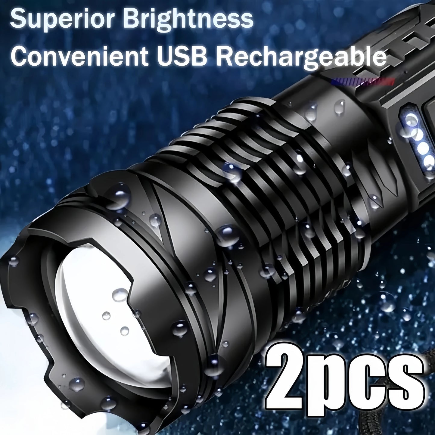 PowerBeam Rechargeable Tactical LED Flashlight