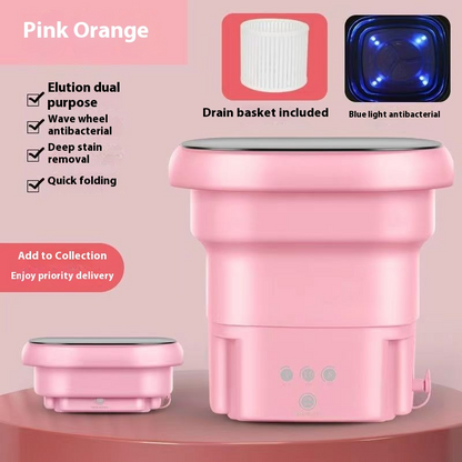 Compact Foldable Home Washing Machine