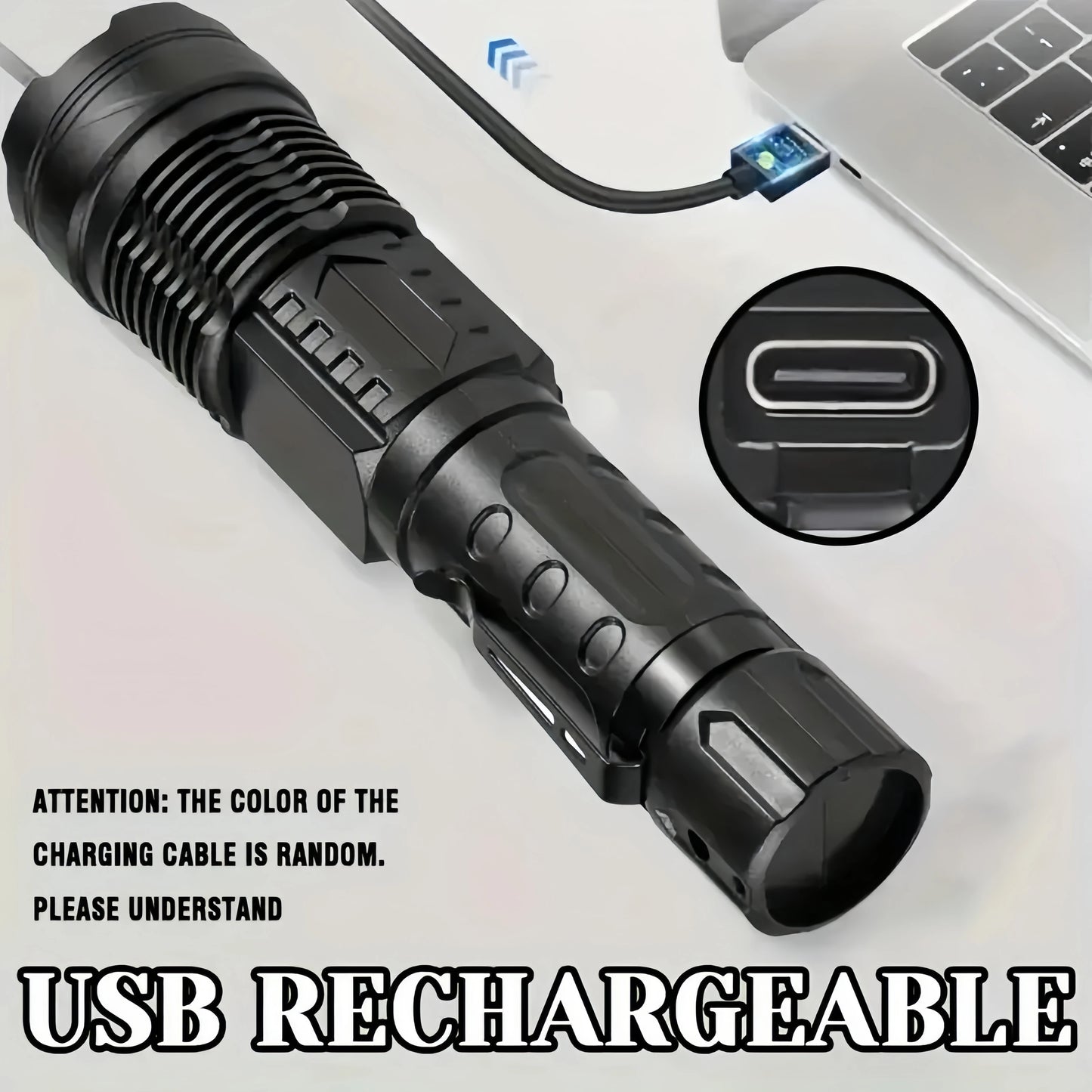 PowerBeam Rechargeable Tactical LED Flashlight