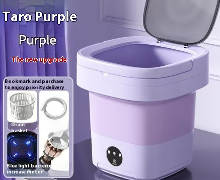 Compact Foldable Home Washing Machine