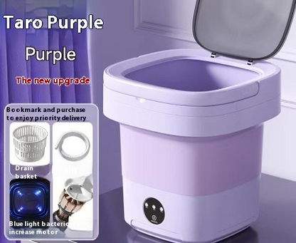 Compact Foldable Home Washing Machine