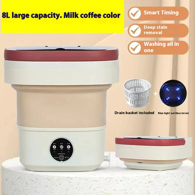 Compact Foldable Home Washing Machine