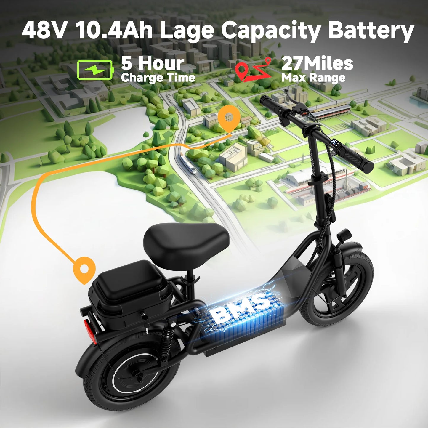 Foldaway Power Ride Electric Bike